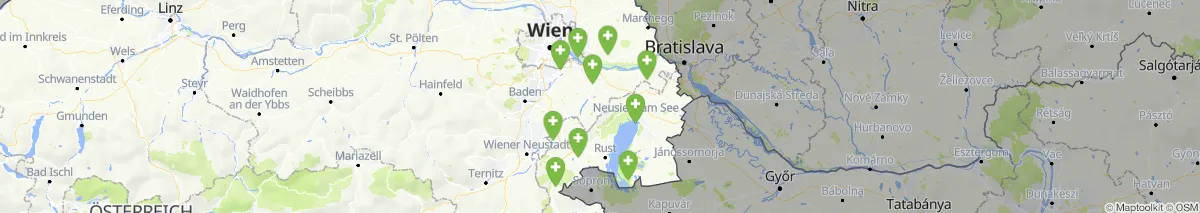 Map view for Pharmacies emergency services nearby Winden am See (Municipality, Burgenland) (473)